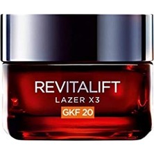 Cekar Store L'oreal Paris Revitalift Lazer X3 Leke ve Kırışıklık Karşıtı Bakım GKF25 (50 Ml)