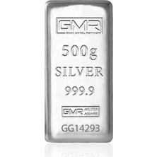 Genç Metal Rafineri Agakulche 500 Gram 999.9 Ayar Gmr Külçe Gümüş