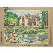 Seg de Paris Seg Baskılı Goblen 929 398 Au Fil De L'eau 45X60CM Tablo Pano