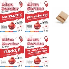 Nartest Yayınevi Nartest Lgs 8. Sınıf Altın Sorular Matematik Fen Türkçe Inkılap 4lü Set Soru Bankası+ Telefon Standı