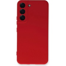 Durukar®  Samsung Galaxy S23 Plus Kılıf Nano Içi Kadife Silikon - Kırmızı
