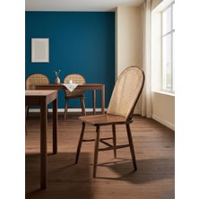 Gazzini Furniture Tropico Hazeranlı Amerikan Retro Ahşap Sandalye