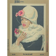 Seg de Paris Seg Baskılı Goblen 929 338 La Rose De Noel 45X60CM Tablo Pano