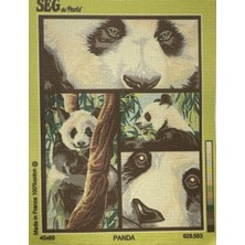 Seg de Paris Seg Baskılı Goblen 929 563 Panda 45X60CM Tablo Pano