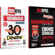 Anla Kazan Yayınları Indeks Akademi 2026 Kpss Vatandaşlık Simülasyon 30 Deneme + Çıkmış Sorular Son 15 Yıl 2 Li Set - Emrah Vahap Özkaraca Indeks Akademi Yayıncılık