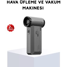Nevamel® 130000 Rpm Çok Fonksiyonlu Şarjlı Hava Üfleme ve Vakum Temizlik Cihazı