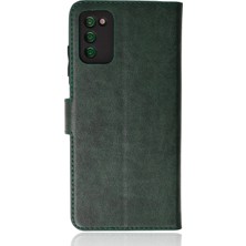 Durukar®  Samsung Galaxy A03S Kılıf Trend S Plus Kapaklı Kılıf - Yeşil