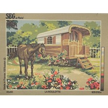 Seg de Paris Seg Baskılı Goblen 929 518 La Roulette 45X60CM Tablo Pano