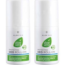 LR Aloe Vera Roll-On Deodorant 50 ml Pudrasız 2 Adet Uzun Süreli Ferahlık Sağlar