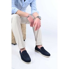 Bestello Bağcıksız Kauçuk Taban Hakiki Deri Loafer 333-216 Erkek Ayakkabı