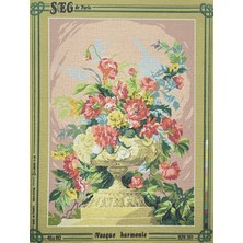 Seg de Paris Seg Baskılı Goblen 929 381 Vasque Harmonie 45X60CM Tablo Pano