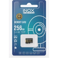 İnox Dijital Inox 256 GB Micro Sd Hafıza Kartı Class 10 Güvenlik Kamerası Uyumlu Sürekli Kayıt