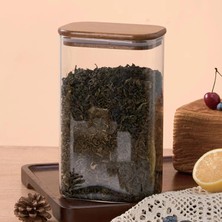 MİEN Mien Akasya Kapaklı Cam Kavanoz 1500 ml