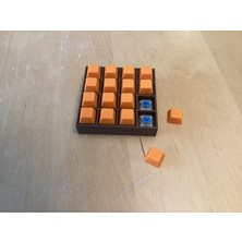 Mays 3D Studio 3D Baskı Clickerli Çikolata Tasarımlı Fidget Oyuncak Masaüstü Stres Oyuncağı