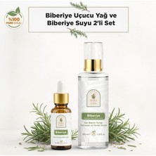 Sera Natura Biberiye Suyu ve Yağı Seti Doğal Saç ve Cilt Bakımı