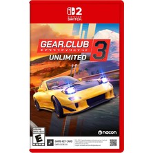 Nintendo Gear Club Unlimited 3 - ( Switch 2 ) - Fiziki Kartuş Oyun Gönderilir