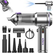 Nevamel® Ezere Vacpro 20000PA Güçlü Dijital Göstergeli Vakumlu Kablosuz Üflemeli Mini Araç SÜPÜRGESI-(5775)