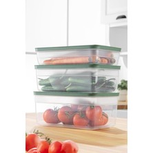 BSSM Tupper Model - Vakumlu - Mikrodalga Buzluk Saklama Kaabı 3,8lt