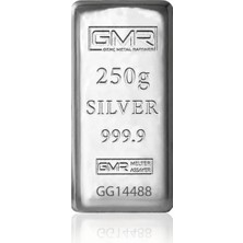 Genç Metal Rafineri Agakulche 250 Gram 999.9 Ayar Gmr Külçe Gümüş