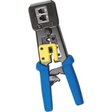 Nevamel® Enkado EKD-PN20 RJ45/RJ11 Ikili Pense  Yeni Nesil Kablo Ucu Konnektör Sıkma PENSESI(1923)