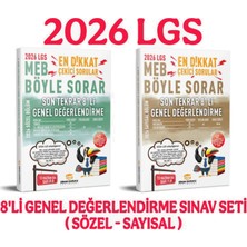 Sinan Kuzucu 2026 8. Sınıf LGS Sözel Sayısal Son Tekrar 8'li Değerlendirme Seti Ciltli