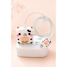 3gen Case Kablo Adaptör Koruyucu Şarj Kılıfı Kablo Örme Aparatlı Toparlayıcı iPhone 18W/20W/25W Uyumlu 5 Parça Cat7