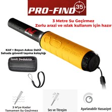 Minelab Pro-Fınd 35 Pointer Izmit Dedektör  Su Geçirmez El Dedektörü