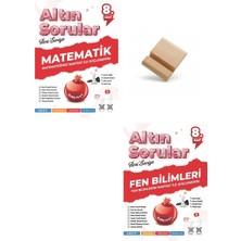Nartest Yayınevi Nartest Lgs 8. Sınıf Altın Sorular Matematik ve Fen Bilimleri Soru Bankası + Telefon Standı