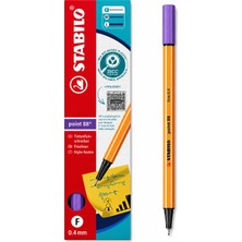 Stabilo Keçe Uçlu Ince Kalem 88 Point 0.4 mm Mor 88/55 10 Lu Paket