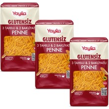 Yayla Glutensiz 3 Tahıllı ve 2 Bakliyatlı Penne Makarna 400 G X3