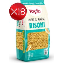 Yayla Mısır ve Pirinç Risoni Makarna 400 G X18
