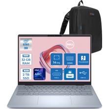 Dell 14 Plus Core Ultra 9 288V 32GB 2tb SSD Intel Arc 140V Gpu 14" 2.5k 2560X1600 300NITS Wi-Fi7 Windows 11 Home Kurumsal Bilgisayar DBCU9WP3H11 + Zettaçanta