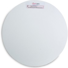 SANATOFİS Sanatofis 40 cm Çap Profesyonel Daire Tuval Pamuk 400gr Kanvas MDF Şase ile