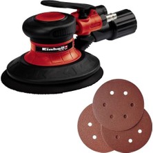 Cekar Store Einhell Tc-Pe 150, Havalı Zımpara (150 mm Zımpara Diski Çapı, Kademesiz Ayar Kolu, 6 Adet Zımpara Kağıdı, Nipel ve Anahtar Dahil) - 4133330