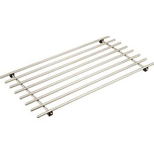 Cekar Store 301.110.87 Lämplıg Tencere Izgarası, Paslanmaz Çelik, Gümüş, 50 x 28, 50 x 27 x 2 cm