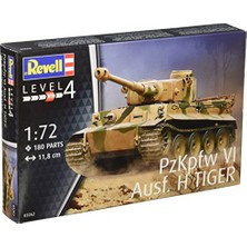 Cekar Store 03262 Tank Pzkpfw Vı Ausf. H Kaplan, Çok Renkli, 1:72 Ölçek