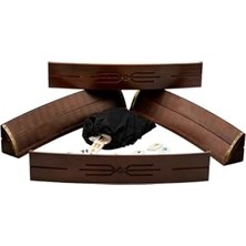 Cekar Store Premium Oval Lüx Yüksek Kalite Birinci Sınıf Ağaç Okey Set