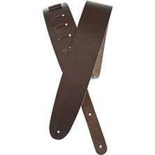 Cekar Store 25BL01 Basic Klasik Deri Gitar Kayışı, Kahverengi