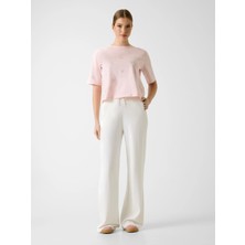Guess Silvy Boxy Fit Kadın Pembe T-Shirt V6GI18K2985-G63M