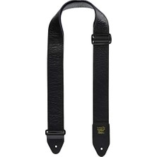 Cekar Store Ernie Ball 5cm Siyah Italyan Deri Tri-Glide Gitar Askısı