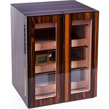 Premium Quality Santa Rosa Ahşap 4 Çekmeceli Sedir Humidor Puro Kutusu - TR7533