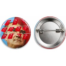 23 Nisan Ulusal Egemenlik ve Çocuk Bayramı Rozet Çanta Rozeti-Yaka Iğnesi (44MM) 1 Adet