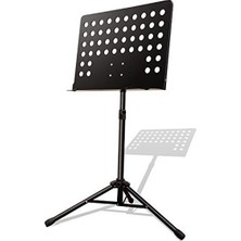 Cekar Store Maestro Ekstra Dayanıklı Metal Müzik Not Standı Orkestrası Ağır Tripod APL1281