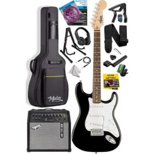 Cekar Store Midex RPH-30WB-50AMP Gül Klavye Sss 50W Amfili Elektro Gitar Seti
