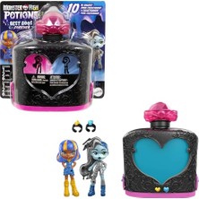 Cekar Store Monster Hıgh Iksirleri™ Havalı Arkadaşım™ 2'li Paket Serisi Monster High Iksirleri Havalı Arkadaşım 2'li Mini Bebek Paketi, Sürpriz Karakter Figürleri (Karakterler Çeşitlilik Gösterebilir) JCY18