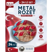 23 Nisan Ulusal Egemenlik ve Çocuk Bayramı Rozet Çanta Rozeti-Yaka Iğnesi (44MM) 24 Adet