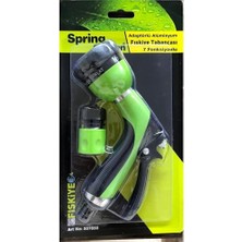 Cekar Store Spring Garden Fıskiye Tabancası Alüminyum 7 Fonksiyonlu Sulama Tabancası