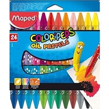 Cekar Store Color'peps Yağlı Pastel 24'lü