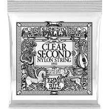Cekar Store Ernie Ball Ernesto Palla Clear 2nd Nylon Klasik Gitar Tek Tel