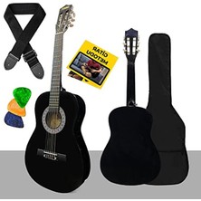 Cekar Store Midex CG-36BK Kaliteli 36 Inç 3/4 Juniur Çocuk Gitarı 8-12 Yaş Arası (Çanta Askı Pena Metod)